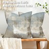 Mondiafy 2 Pack Throw Pillow Covers Gray 18x18 Soft Touch