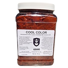Cool Color Enhancing Tropical Fish Flake with Brine Shrimp, 16 oz