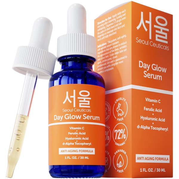 SeoulCeuticals Korean Skin Care 20% Vitamin C Hyaluronic Acid Serum