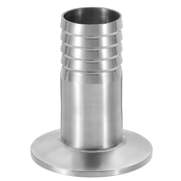 PATIKIL 1.5in Tri Clamps to 1in Hose Barbed Adapter, 1pcs