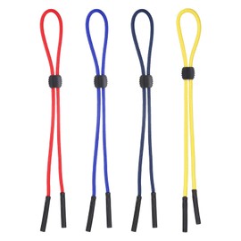 sourcing map 4pcs Glasses Strap Adjustable Sport Glasses Strap Anti-slip Sunglasses Holder Strap Eyewear Retainer Lanyards String for Men Women Children, 4 Colors