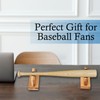 NVAAV Baseball Bat Display Case - Solid Wood Baseball Bat