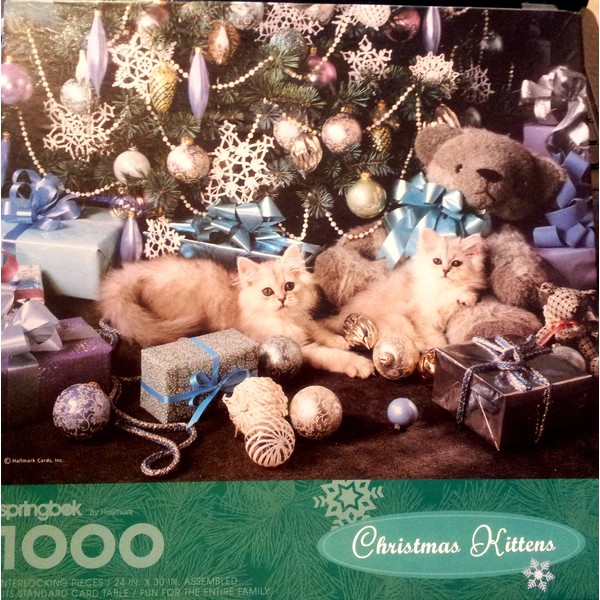 Springbok 1000 Piece Puzzle - Christmas Kittens
