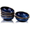 BOSILI Ceramic Soy Sauce Dishes Set of 6 Dipping Bowls