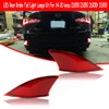 KENRTIR Red Lens LED Bumper Reflector Lights Tail Brake Rear