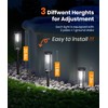 ALFIOT Solar Pathway Lights Outdoor Powered Waterproof 8 Pack Upgraded
