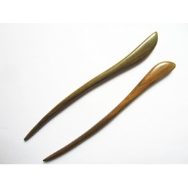 Myhsmooth Z8z-gs-bt 2 Count Hair Sticks Natural Green Sandalwood Handmade Carved Hair Clip Shawl Hair Pins Pack of 2 Pcs:Swiming Fish