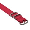 MZBUTIQ 19mm Red Nylon Watch Strap Replacement Band for Men