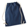 Westford Mill Cotton Lightweight Draw String Gym Sac Bag -