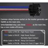 Gebildet 2pcs 40/30 Amp Waterproof Relay Switch 12AWG Harness Set