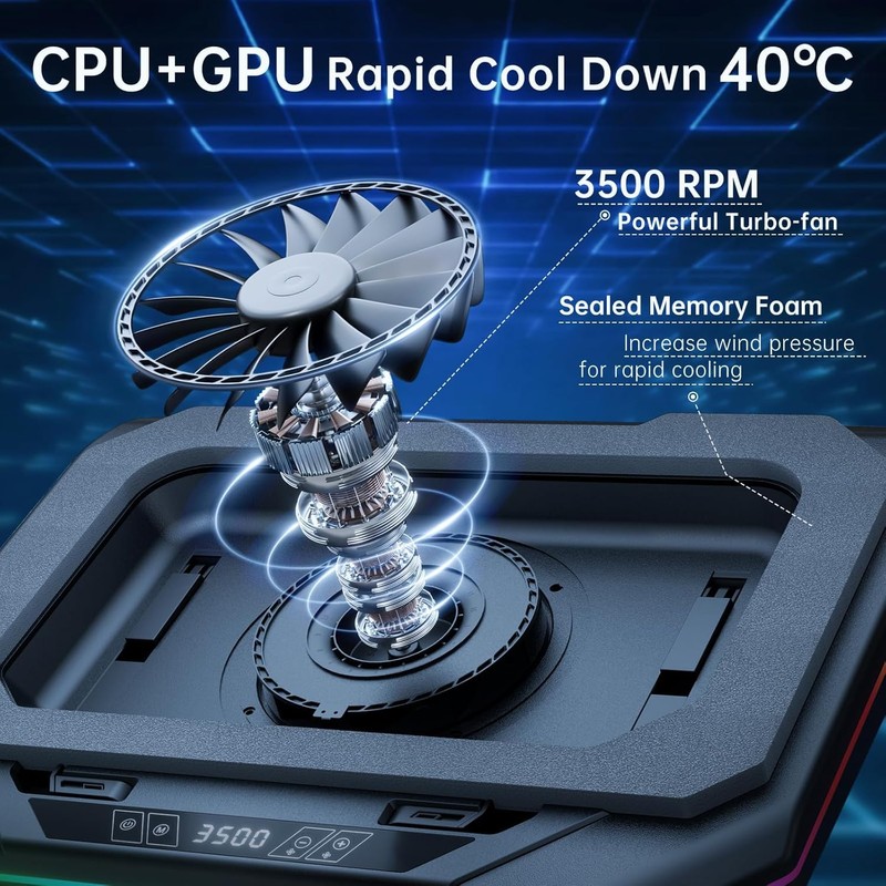 Cooling Pad for Asus ROG M16 M15 Zephyrus Strix G16
