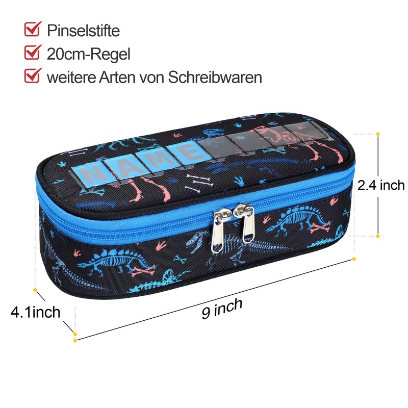 Bagseri Federmäppchen Mädchen Pencil Case - Große Kapazität Mäppchen mit