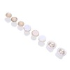 Separador De Dedos, 8pcs Silicona Separador De Dedos Del Pie,