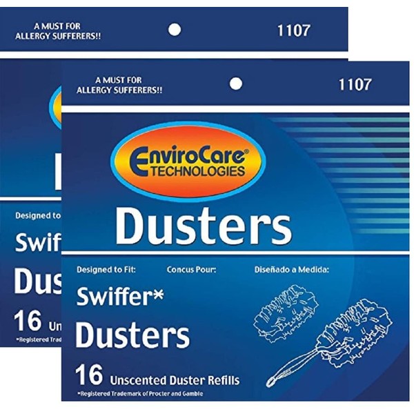 EnviroCare Duster Replacments for Swiffer Unscented Dusters (32 Pack)