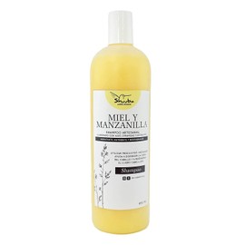 Shampoo Natural Revitalizante - Hidrata, cuida, desenreda y nutre tu cabello con este shampoo sin sal 100% natural (Miel con Manzanilla)