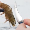 1 PCS Shrimp Deveining Tool Shrimp Tail off Crawfish Peeler,Stainless