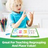 10 PCS Place Value Chart Dry Erase Flash Cards, Addition