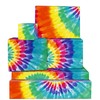 Bolsome Colorful Tie Dye Wrapping Paper Rainbow Gift Wrap Paper
