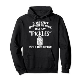 Pickle Merch - Cute Funny Pickles Lover Design Pullover Hoodie