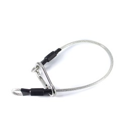 Waist Tape Holder Lanyard for Gaffers Tape Steel Carabiner Clip Hanging Rope for Photography Film Stage Television Production Carrying Tool (White)