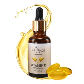 SHEMADE Vitamin E Face Serum 99% Pure 30ML – Anti-Aging Facial Oil for Women, Dark Spot Corrector, Wrinkle Reducer, Collagen Booster, Deep Hydration, Skin Repair & Brightening