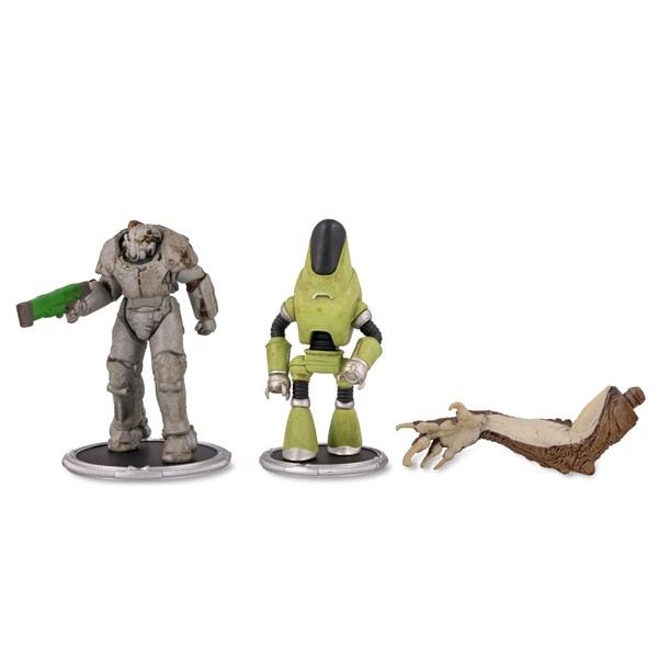 Toynk Fallout X01 Power Armor and Protectron 3-Inch Mini Figure