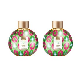 Pack of 2 Apple Pie Bauble Bubble Bath 2 x 250ml