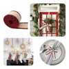 1 Roll 10 Yards Christmas Buffalo Plaid Ribbons, Burlap Wired