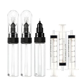 Touch Up Paint & Oil Pen, 20ml 3-Pack with Brush, Precision Tip & Shaker Ball, Refillable Tool for Precise Wall Repair, Furniture Scratches, and Lubricating Gears/Chains in Tight Spots