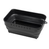BLKP. Pearl Metal Washtub, Square Shape, Foldable, Includes Drain Stopper,