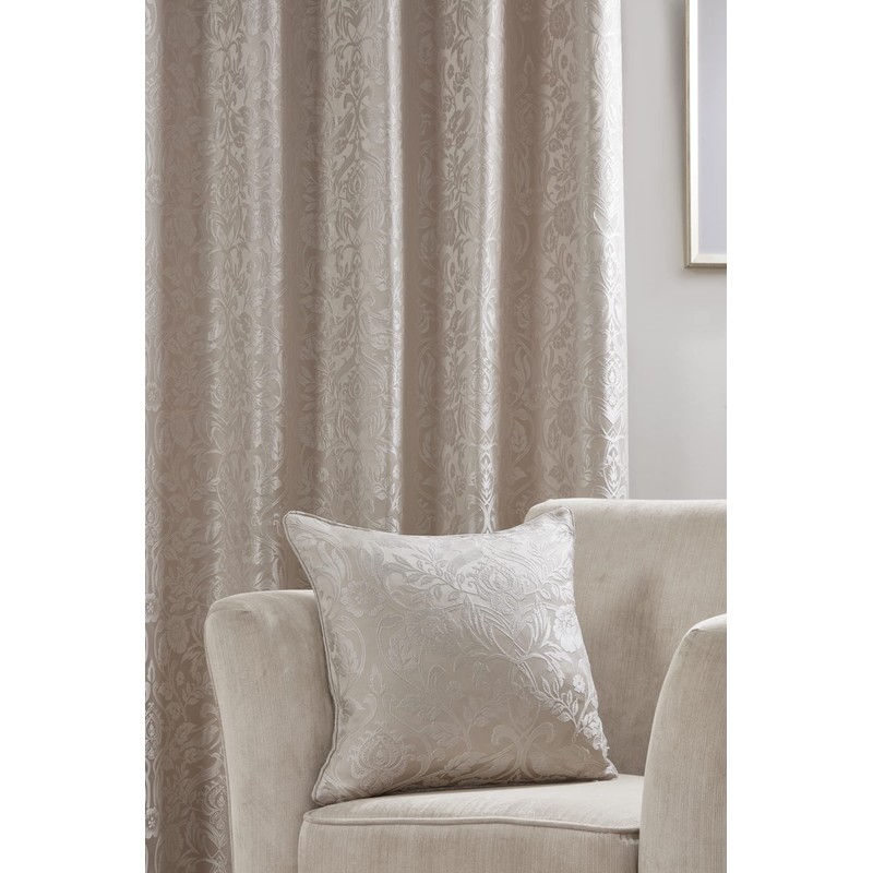 Emma Barclay Eden - Jacquard Cushion Cover in Cream -