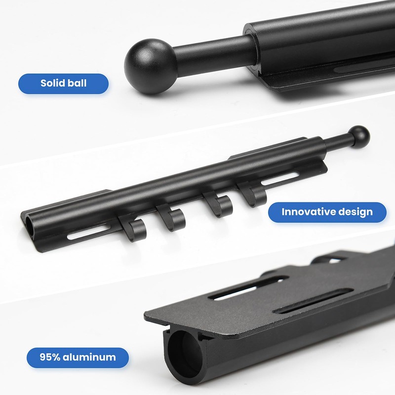 Valet Rod for Closets Pull Out, 12 inch Long Expendable
