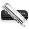 East top Chromatic Harmonica key of C, 10 Holes 40