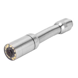 23mm Sewer Inspection Camera Head, Stainless Steel Professional IP68 Pipe Drain Endoscope Camera Accessory with 12 LED Lights