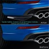 LUC For 08-14 MERCEDES W204 C250 C300 Side Skirts +
