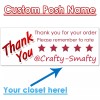 Crafty Smafty for Poshmark Thank You Stickers Custom Closet Name Rate Reminders