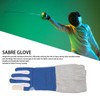 Padded Fencing Glove Right Handed Anti Slip Durable Knitted Fabric
