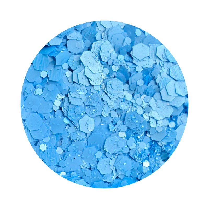 Neon Chunky Glitter Mix for Slime Nail Cosmetics Sequin Bulk