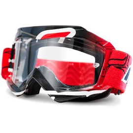 NENKI Children's Motorcycle Goggles Cross Goggles Dirt Bike Off-Road Racing Motocross Goggles with TPU Frame and Sponge Layer, Anti UV Protective Goggles for Children Youth 3-12 Years