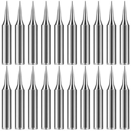 20 Pieces Replacement Soldering Iron Tips -free Soldering Iron Tips Replacement Pointed Fine Solder Tips Compatible with Hakko and More Tools (900M-T-I)