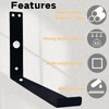 Shelf Brackets for Suncast Sheds,Iron Shelf Accessory Outdoor Sheds Storage,with