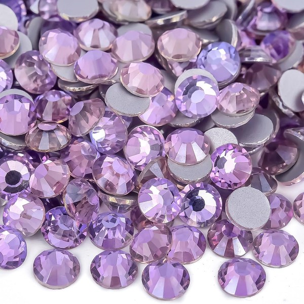 Blinginbox Flat Back Crystal Rhinestones Round Gems for Nail Art