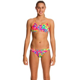 Funkita Girls Stroke Rate Racer Back Two Piece Age 8