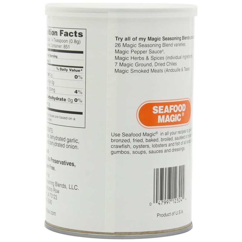 Chef Paul Seafood Magic Seasoning, 24-Ounce Canisters (Pack of 2)
