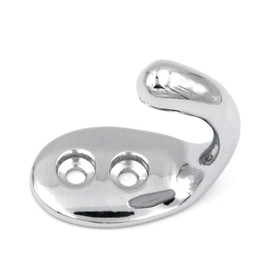 Hickory Hardware P27300-CH Chrome Solid Brass 2" Single Utility, Coat, Robe Hook