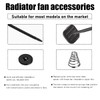 Ohleats 2 PCS Fan Mounting Kit, Auto Plastic Push Through
