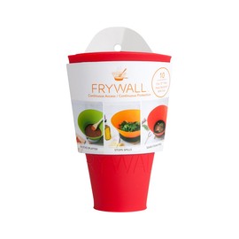 Frywall 10 (Medium) - Red - Splatter Guard, as Seen on Shark Tank