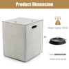 ORALNER 16" Propane Tank Cover, Square Tank Container Standard 20