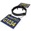 flowbloo Bib Belt Front and Rear Bib Belt, Marathon Pouch,