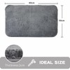 FCSDETAIL Non-slip Bath Mat 50 x 80 cm, Quick Dry